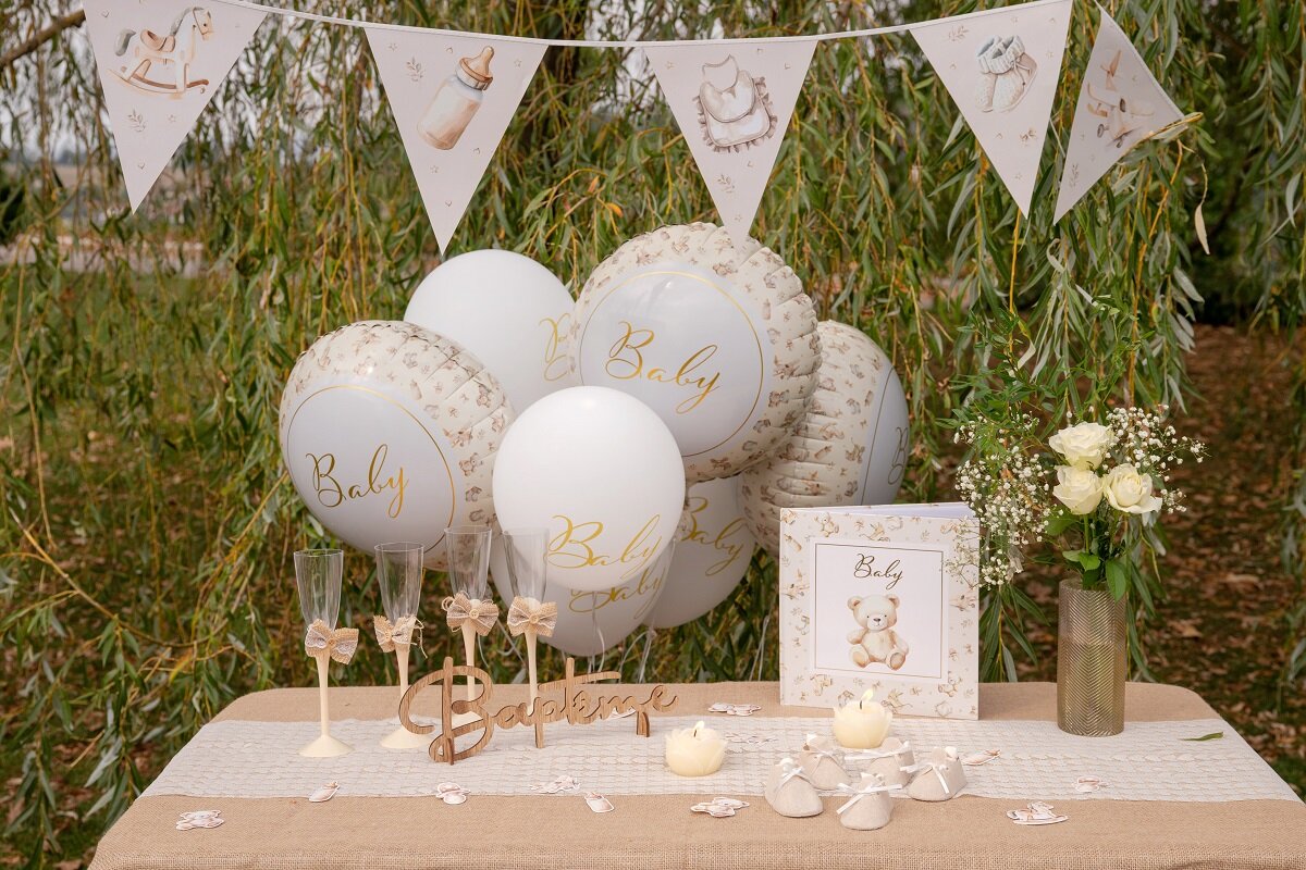 Little Teddy Babyshower Lippuviirinauha 3 metriä