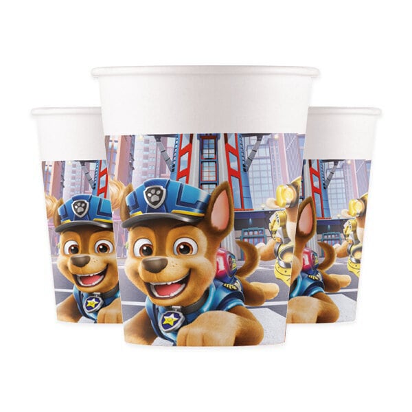 Paw Patrol The Movie - Pahvimukit 8 kpl