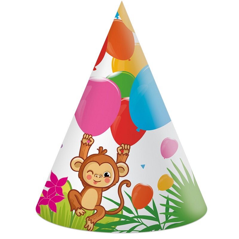 Jungle Balloons - Juhlahatut 6 kpl