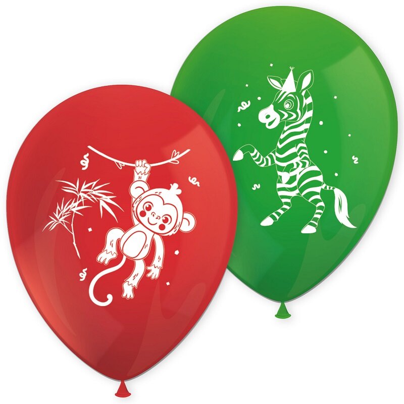Jungle Balloons - Ilmapallot 8 kpl