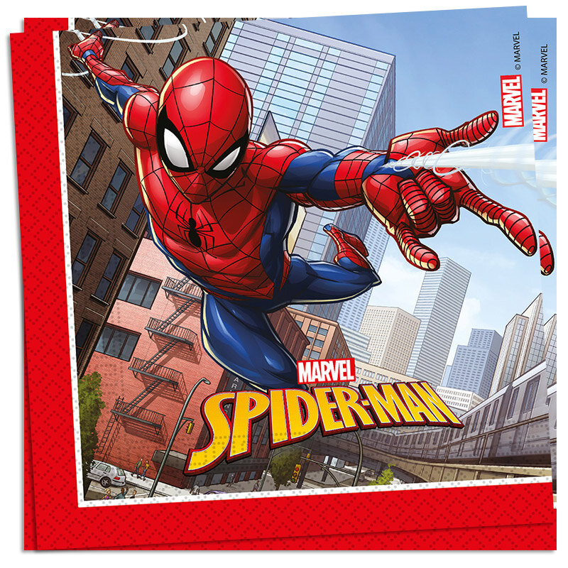 Spiderman - Servetit 20 kpl