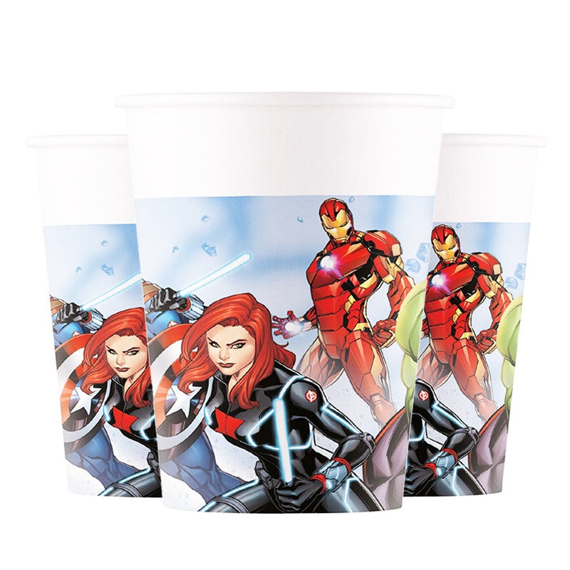 Avengers - Pahvimukit 8 kpl