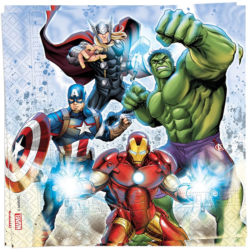 Avengers - Servetit 20 kpl