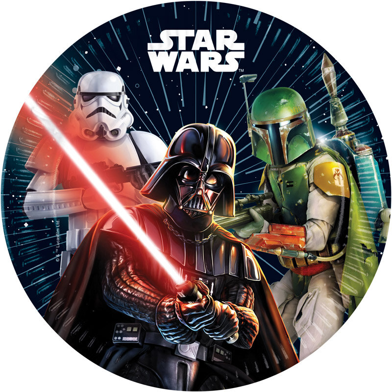 Star Wars Galaxy - Lautaset 8 kpl