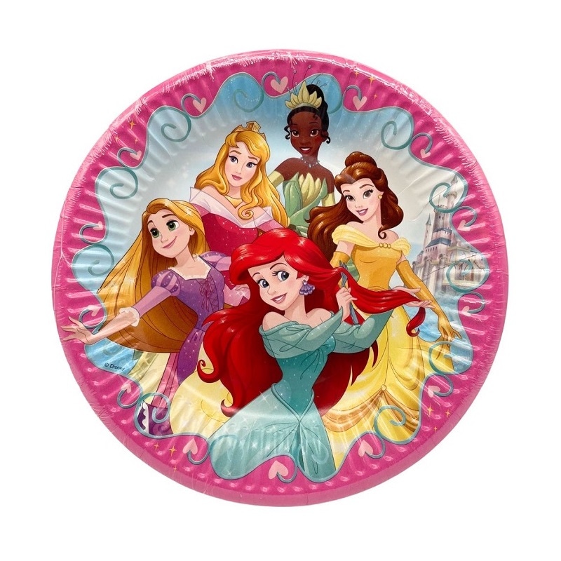 Disney Prinsessat - Lautaset 20 cm 8 kpl