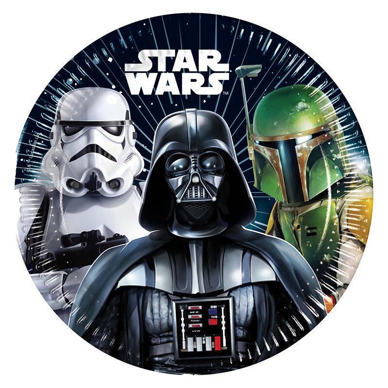 Star Wars Galaxy - Lautaset 20 cm 8 kpl