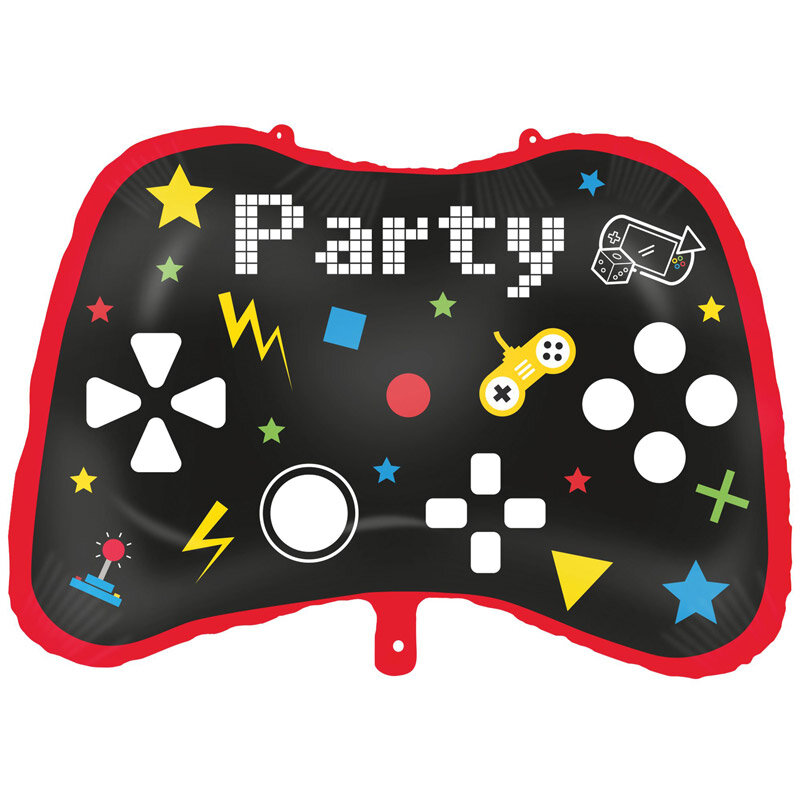 Gaming Party - Folioilmapallo Peliohjain painolla