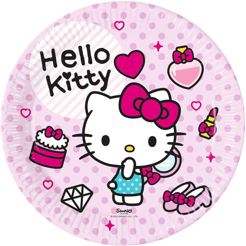 Hello Kitty - Lautaset 8 kpl