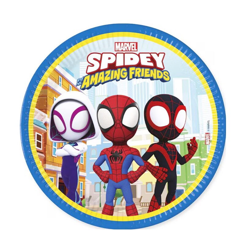 Spidey And His Amazing Friends - Lautaset 8 kpl (20 cm)