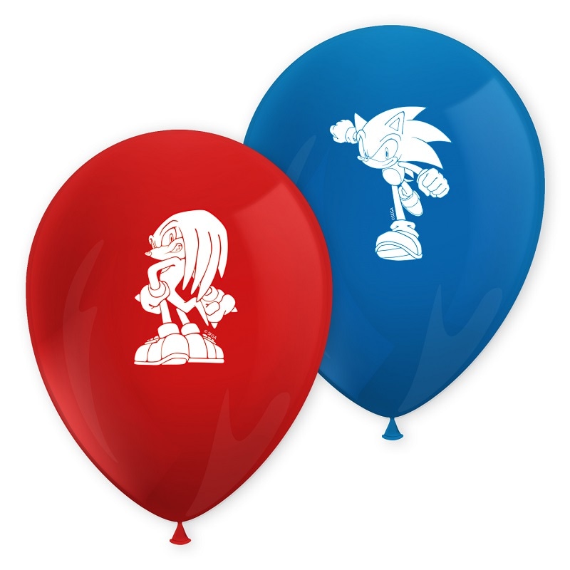 Sonic the Hedgehog - Ilmapallot 8 kpl