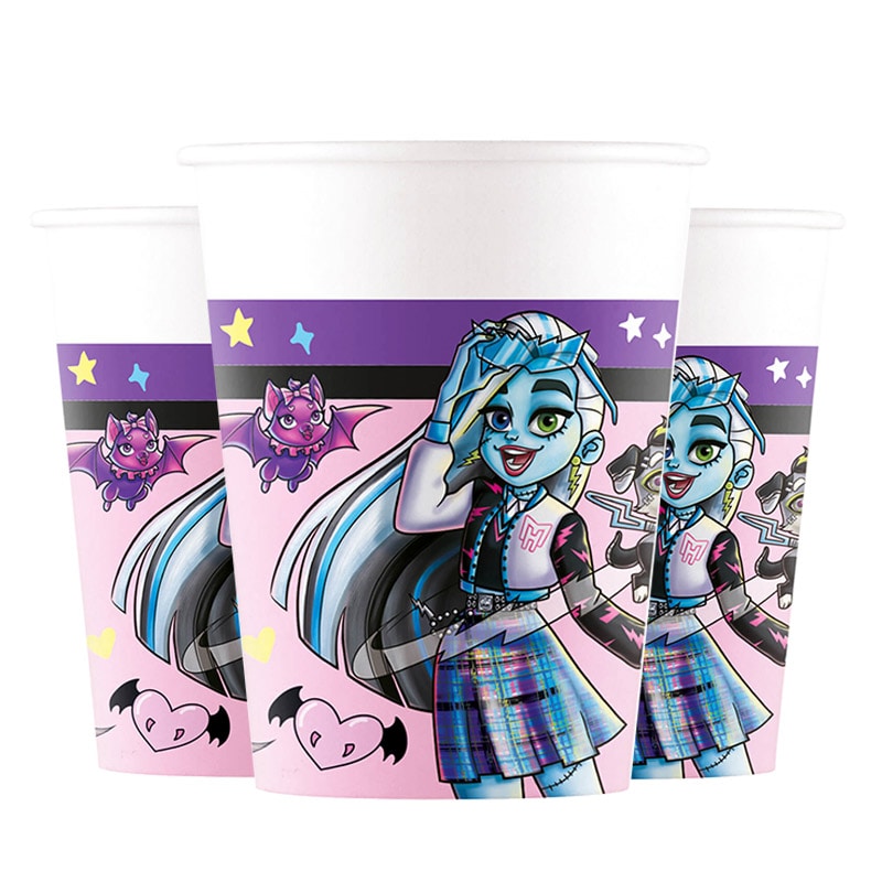 Monster High - Pahvimukit 8 kpl