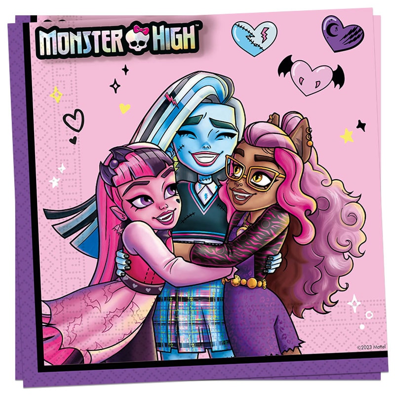 Monster High - Servetit 20 kpl
