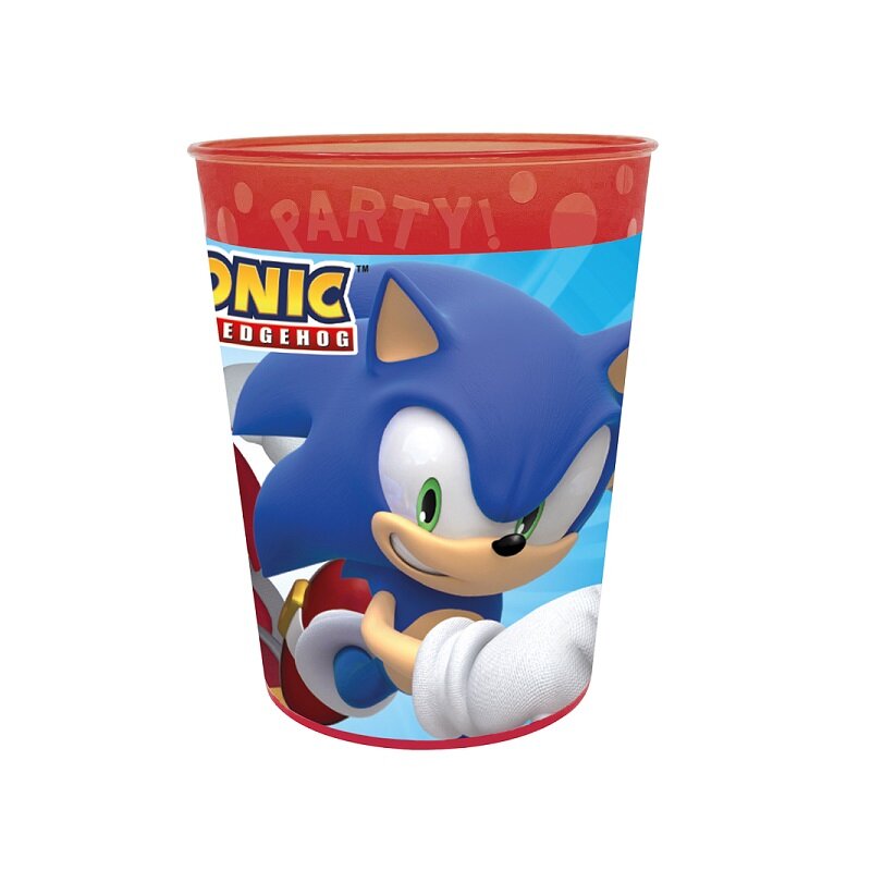 Sonic the Hedgehog - Muovimukit 250 ml, 4 kpl