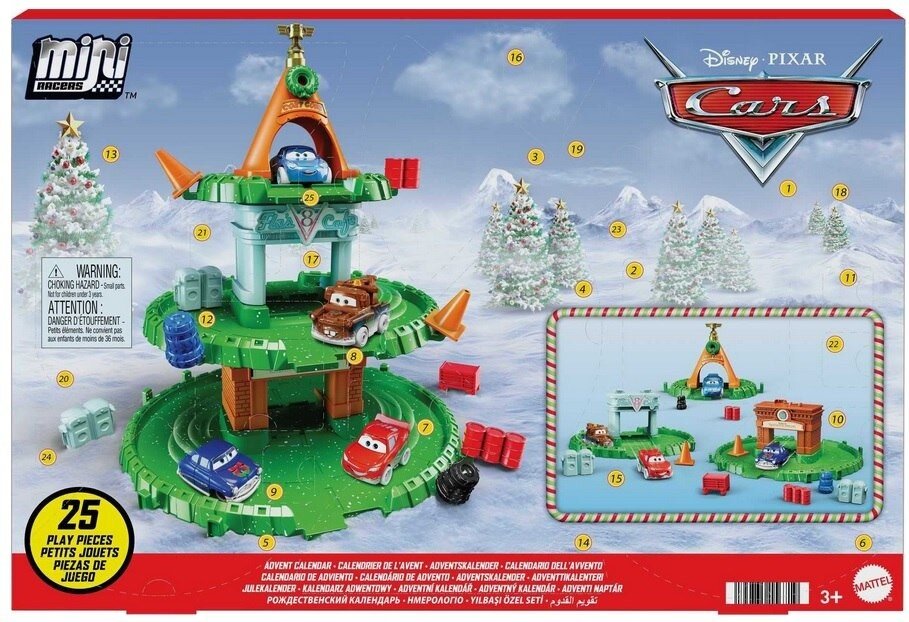Joulukalenteri - Disney Autot