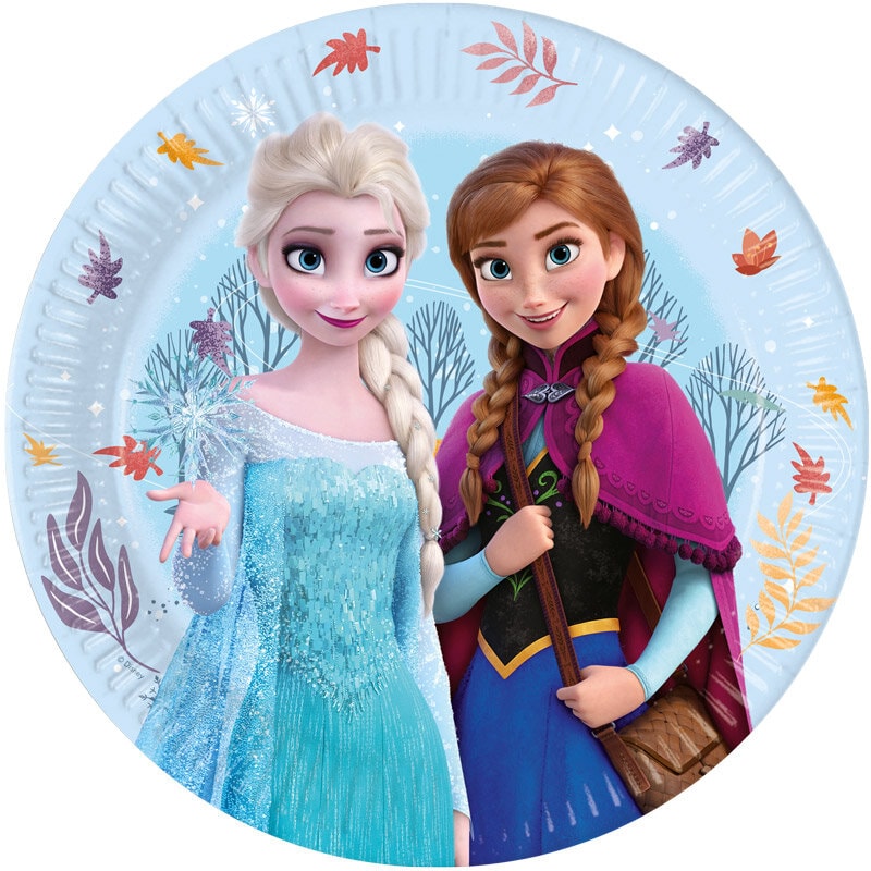 Disney Frozen - Lautaset 23 cm 8 kpl