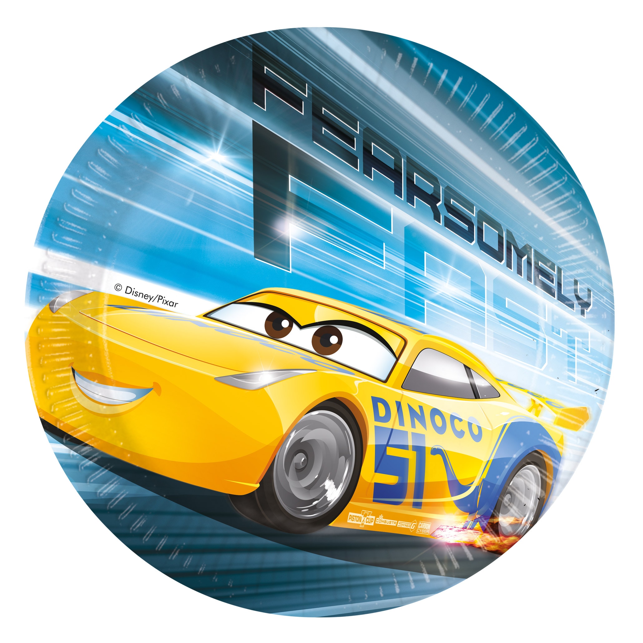 Disney Autot - Lautaset 19,5 cm 8 kpl