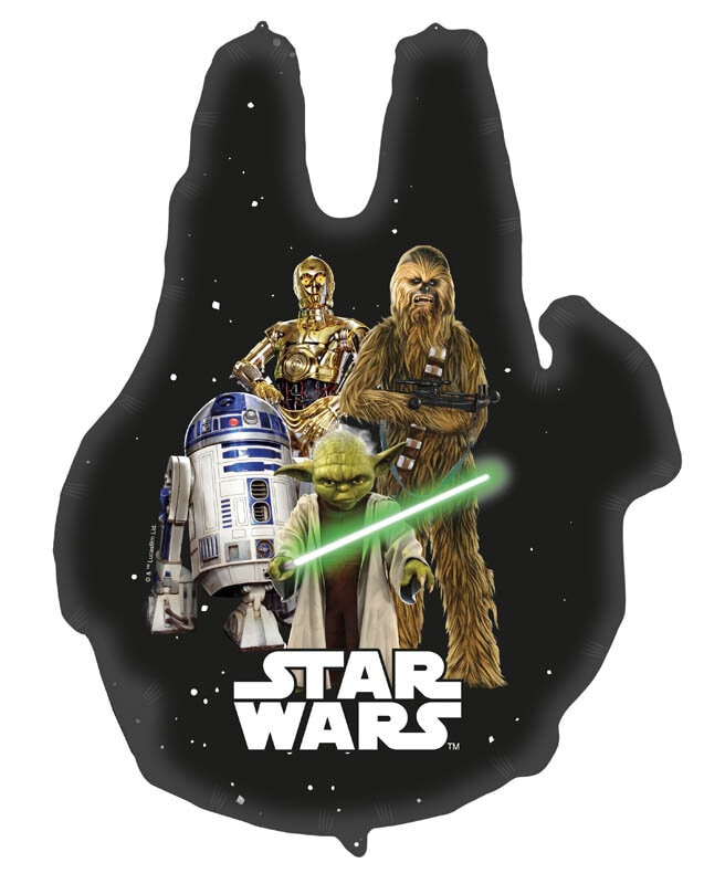 Star Wars 3D Folioilmapallo 86 cm