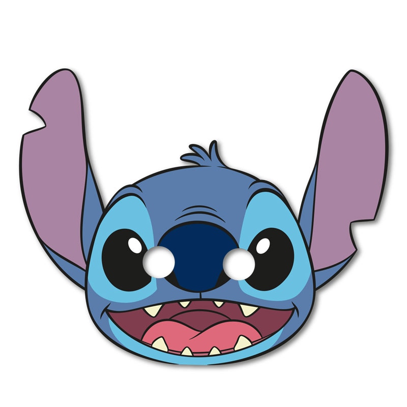 Lilo & Stitch - Naamarit pahvista 6 kpl