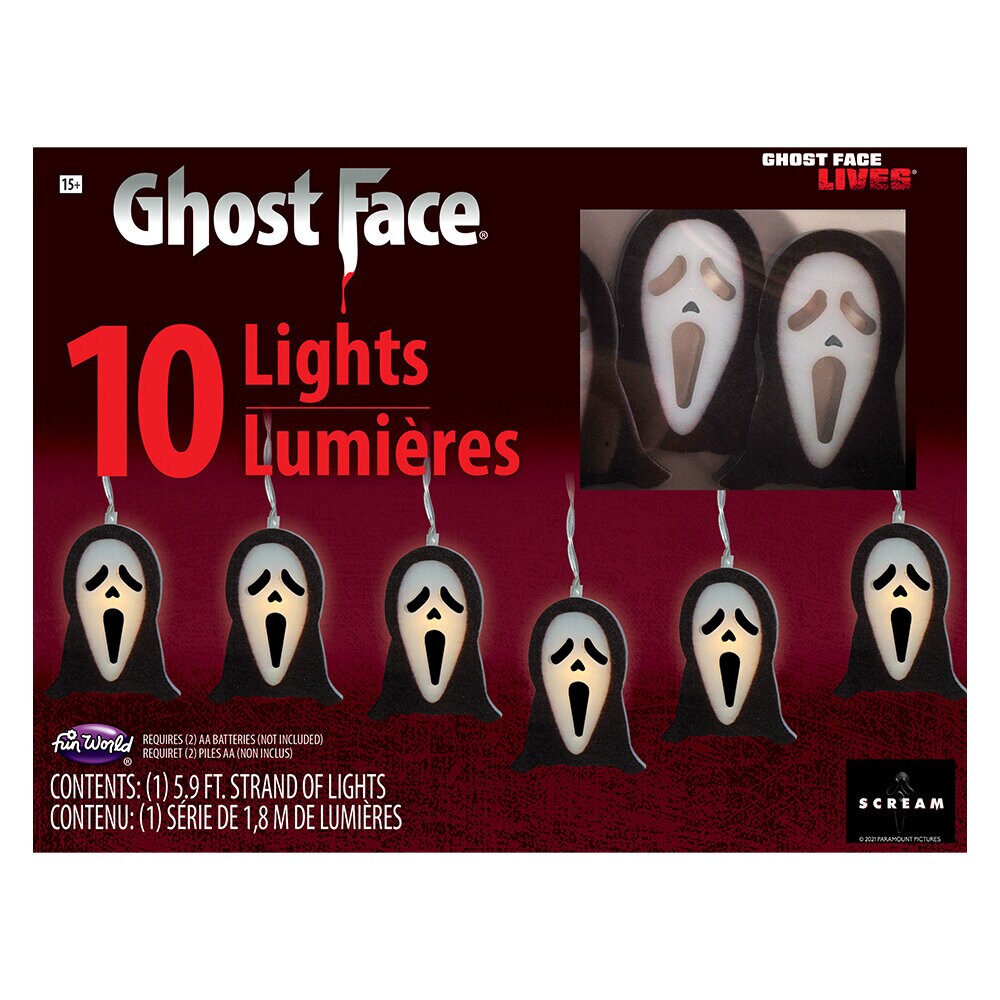 Scream Ghost Face LED Valonauha