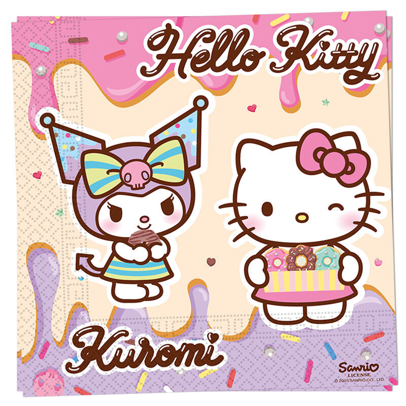 Hello Kitty & Kuromi - Servetit 20 kpl