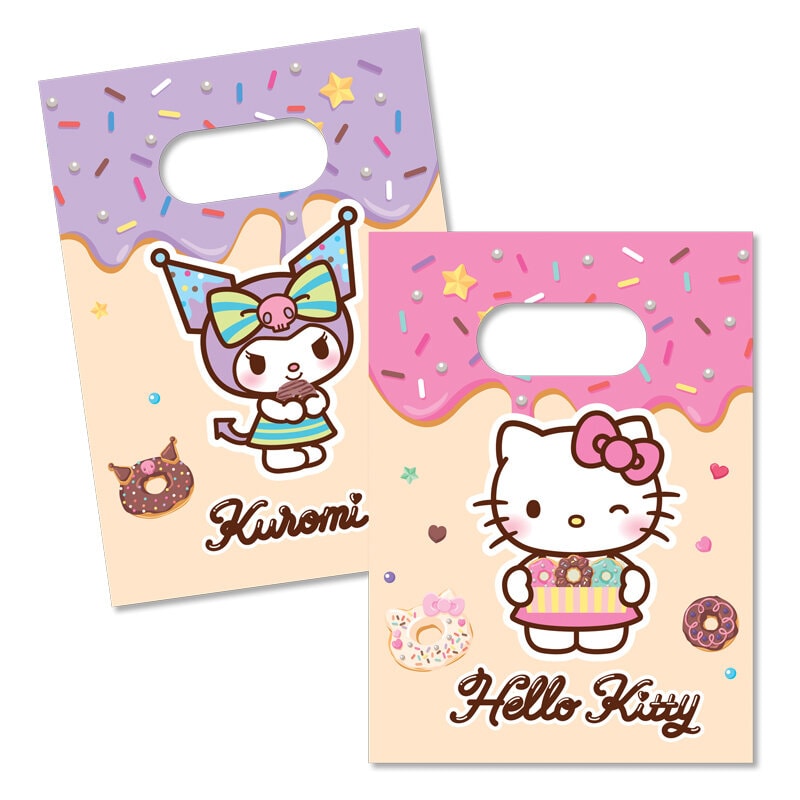 Hello Kitty & Kuromi - Juhlapussit paperia 4 kpl