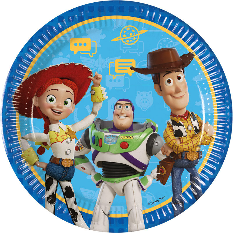 Toy Story 5 Lautaset 8 kpl