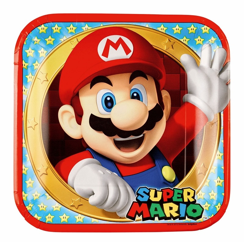 Super Mario Bros - Lautaset 8 kpl