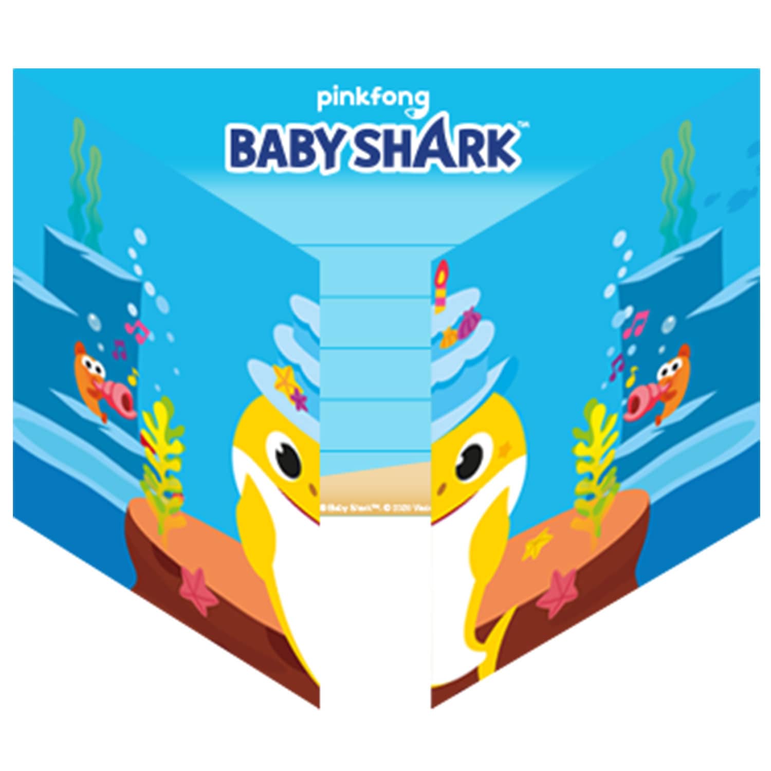 Baby Shark - Kutsukortit 8 kpl