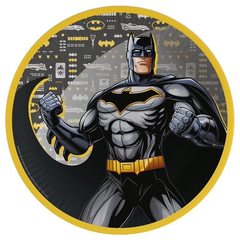 Batman Hero - Lautaset 8 kpl