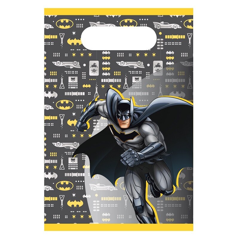 Batman Hero - Juhlapussit paperia 8 kpl