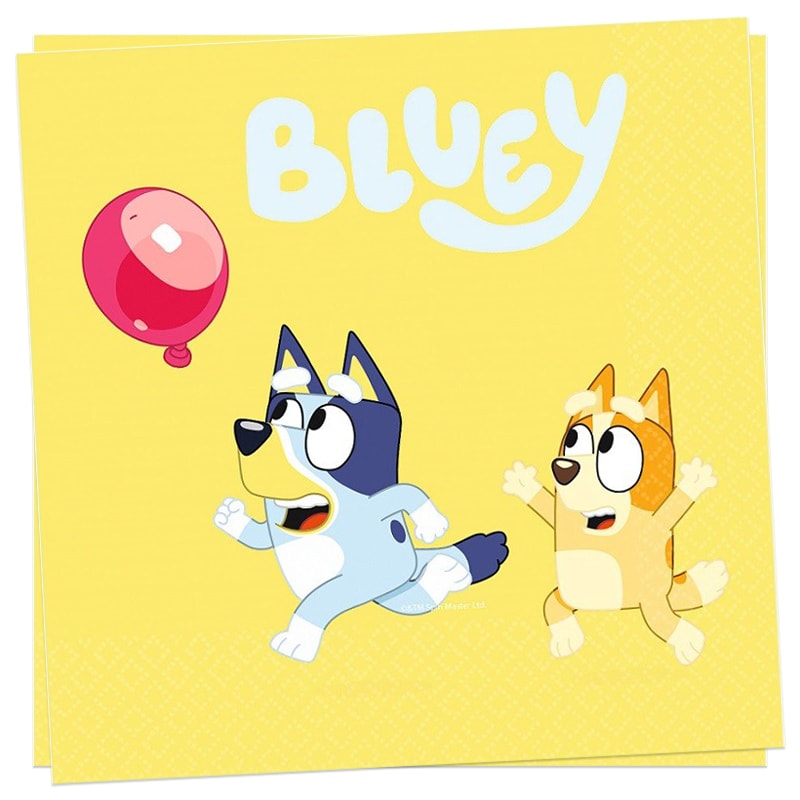 Bluey - Servetit 16 kpl