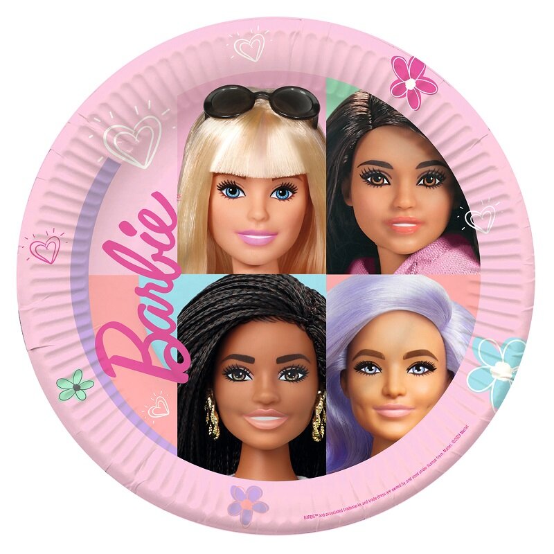 Barbie Sweet Life - Lautaset 8 kpl