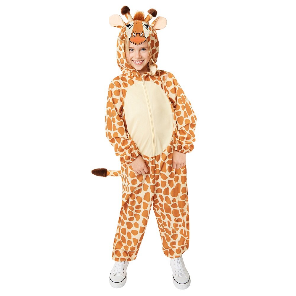Kirahvi Onepiece Naamiaisasu Lapsille 4-6 vuotta (104-116 cm)