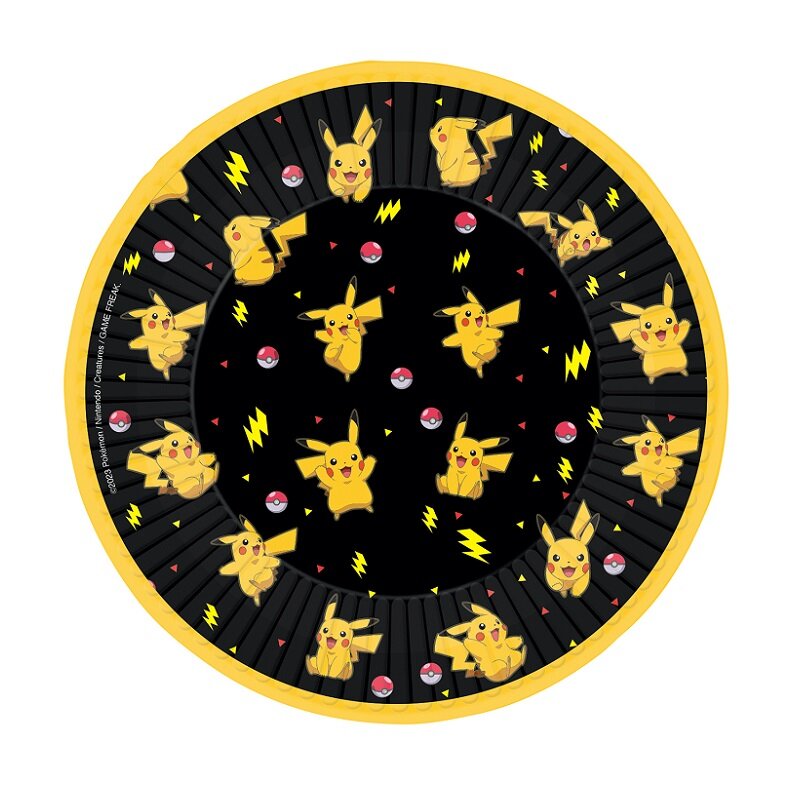 Pokémon Pikachu - Lautaset, 18 cm 8 kpl