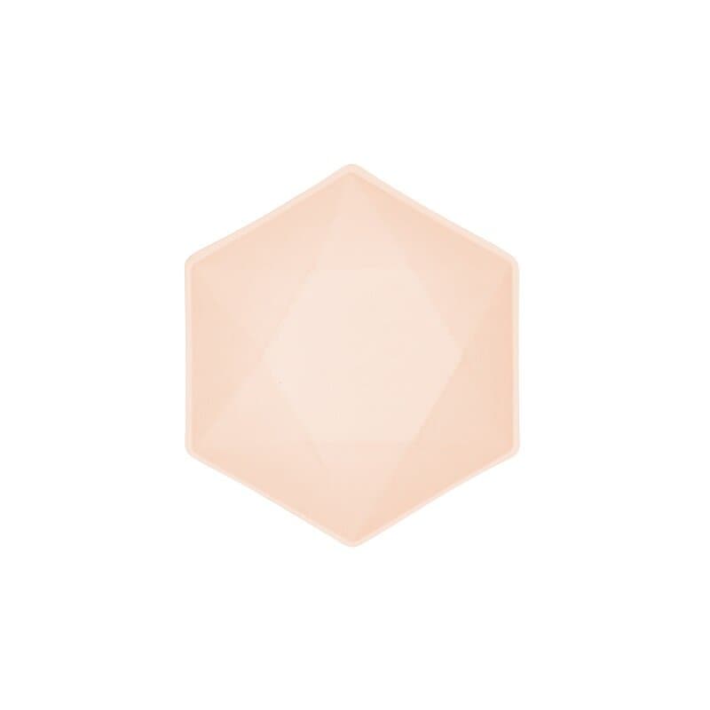 Kulho Decor Premium Hexagon 16 cm Aprikoosi 6 kpl