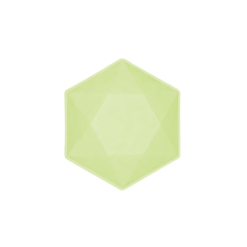 Kulho Decor Premium Hexagon 16 cm Vihreä 6 kpl