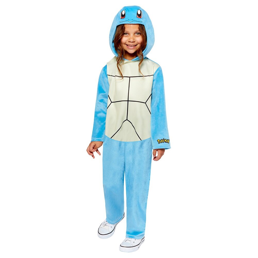 Pokémon Squirtle Haalari Naamiaisasu Lapsille 4-6 vuotta (104-116 cm)