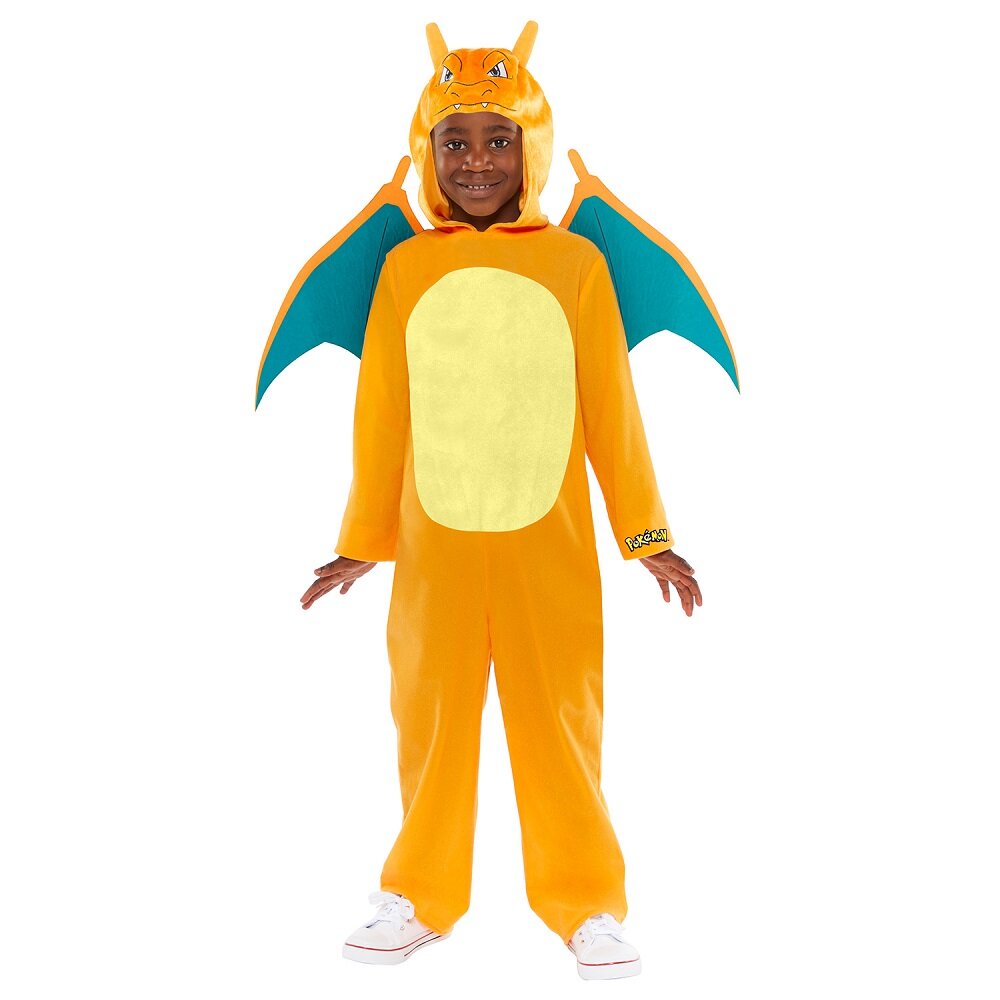 Pokémon Charizard Haalari Naamiaisasu Lapsille 10-12 vuotta (134-146 cm)