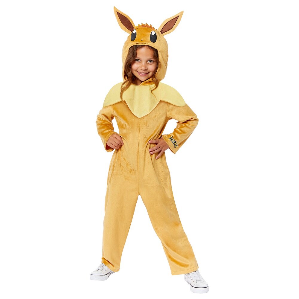 Pokémon Eevee Haalari Naamiaisasu Lapsille 4-6 vuotta (104-116 cm)