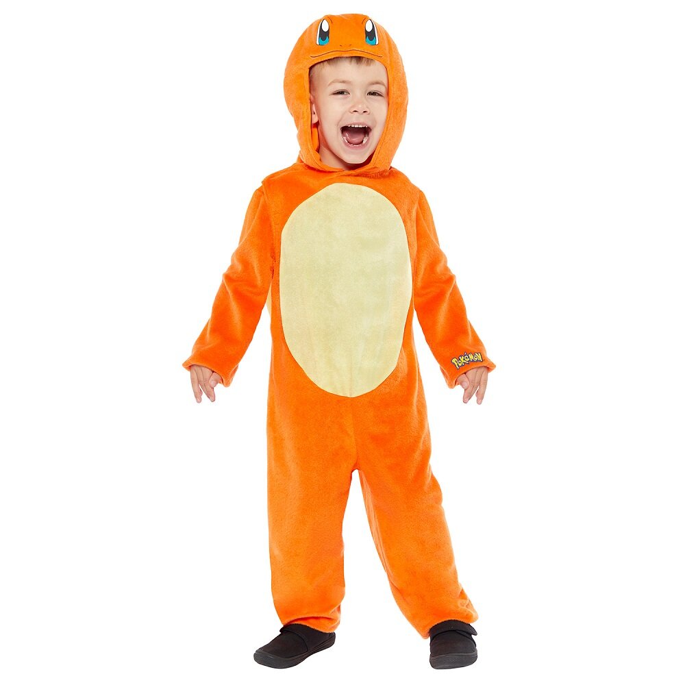Pokémon Charmander Haalari Naamiaisasu Lapsille 4-6 vuotta (104-116 cm)