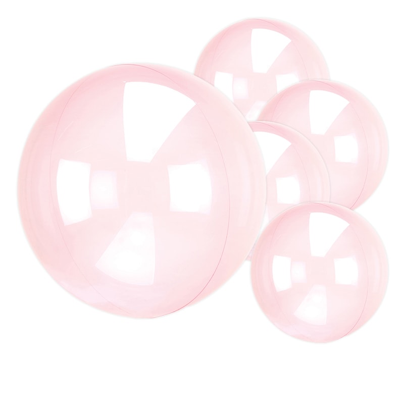 Clearz Crystal, Pinkki ilmapallo 1 kpl