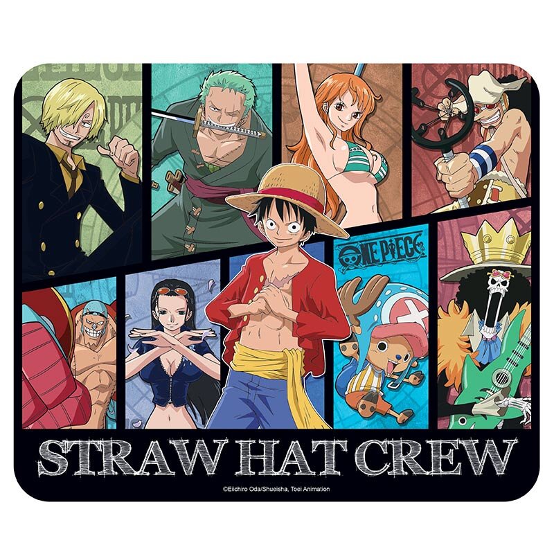One Piece - Hiirimatto Straw Hat Crew 19 x 23 cm