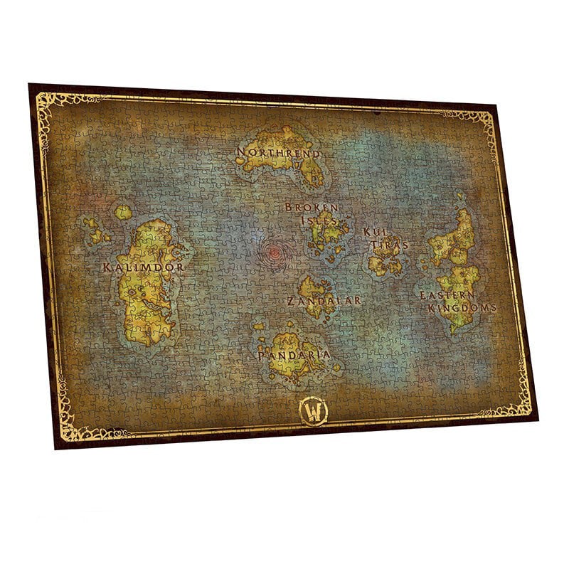 World of Warcraft - Palapeli Aseroth's Map 1000 palaa