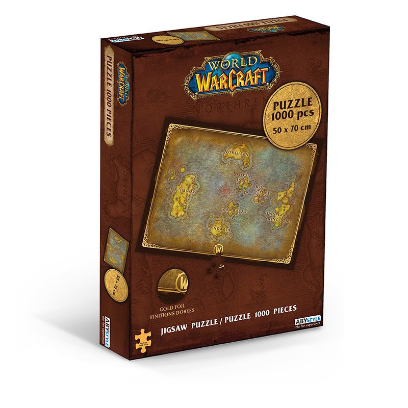 World of Warcraft - Palapeli Aseroth's Map 1000 palaa