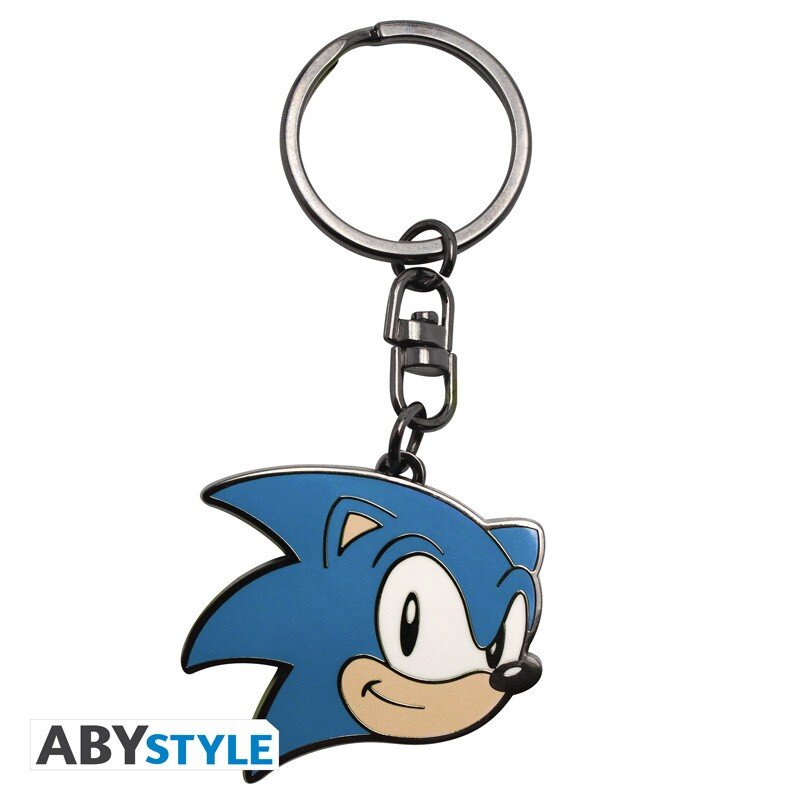 Sonic The Hedgehog, Avaimenperä Sonic Head Metal 5 cm