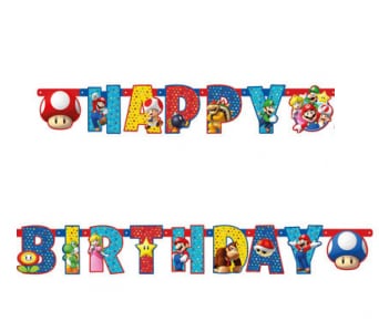Super Mario - Viirinauha Happy Birthday