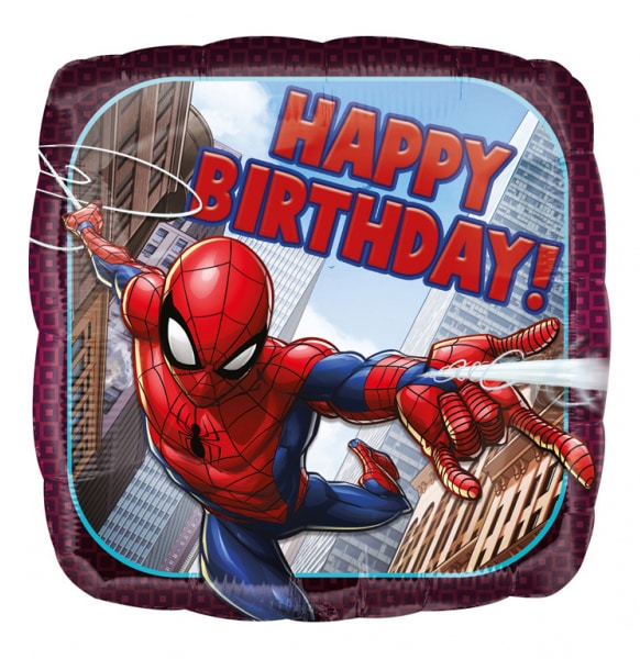 Spiderman - Folioilmapallo Happy Birthday