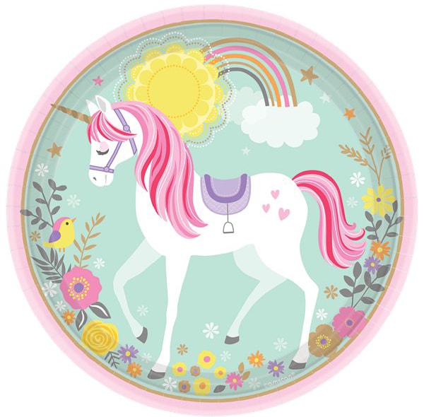 Magical Unicorn - Lautaset 8 kpl