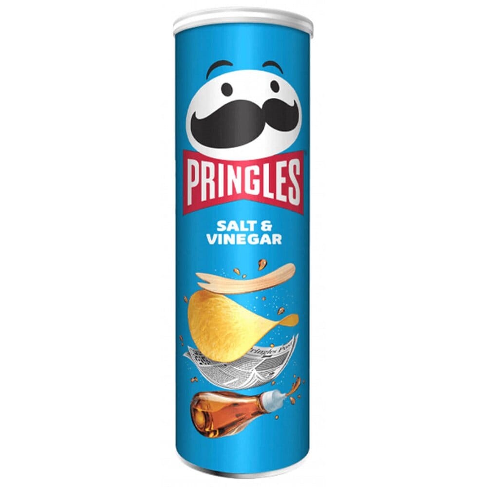 Pringles Suola & Etikka 165 grammaa