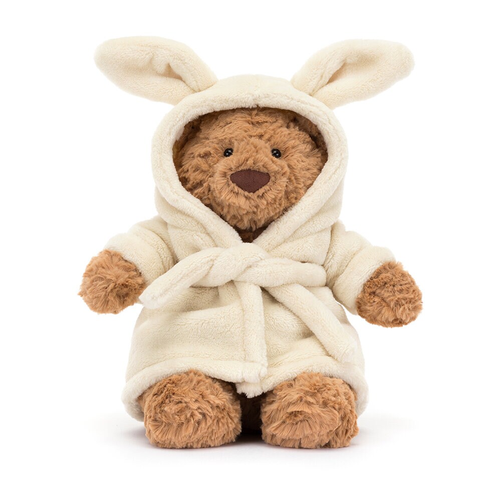 Jellycat - Teddykarhu aamutakissa 26 cm